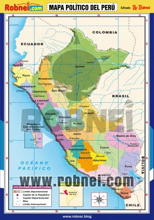 Mapa Politico Del Peru